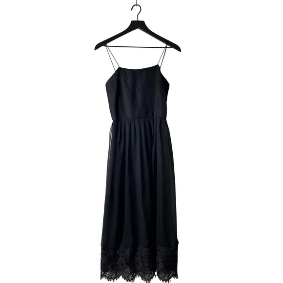 Miss Elliette Shoes - Vintage Miss Ellietie California Little Black Dress Sleeveless Fit Flare Size 6